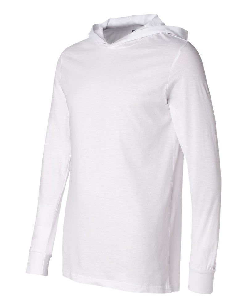Bella+Canvas 3512 - Unisex Long Sleeve Jersey Hooded T-Shirt