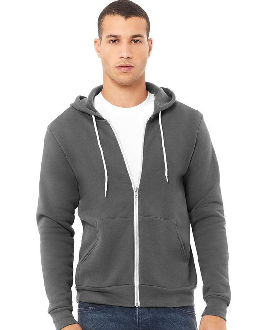 Bella+Canvas 3739 - Sweatshirt à capuche unisexe à fermeture intégrale