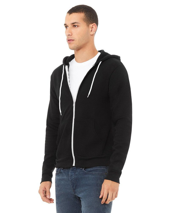 Bella+Canvas 3739 - Buzo unisex con cierre y capucha