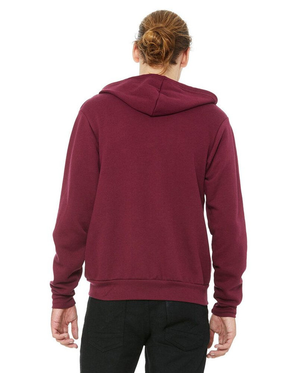 Bella+Canvas 3739 - Buzo unisex con cierre y capucha