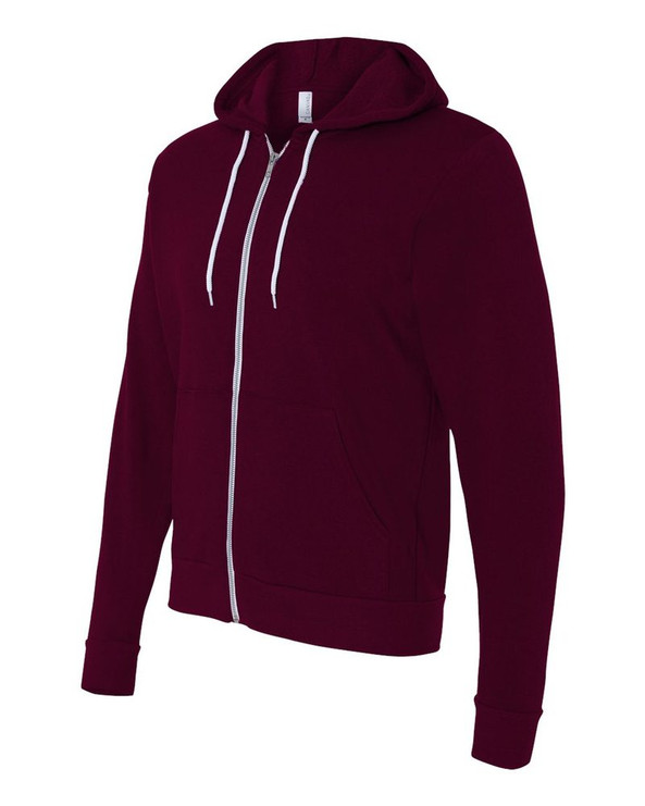Bella+Canvas 3739 - Buzo unisex con cierre y capucha