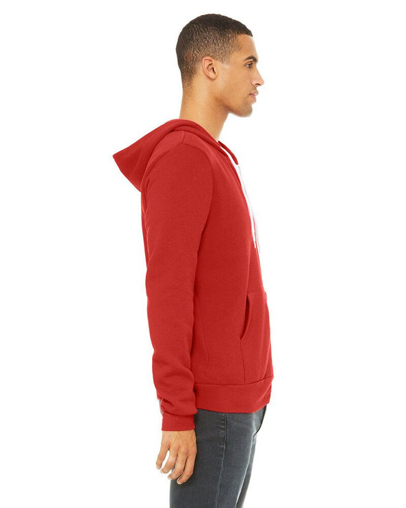 Bella+Canvas 3739 - Unisex Full-Zip Hooded Sweatshirt