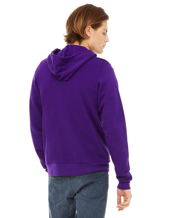 Bella+Canvas 3739 - Unisex Full-Zip Hooded Sweatshirt