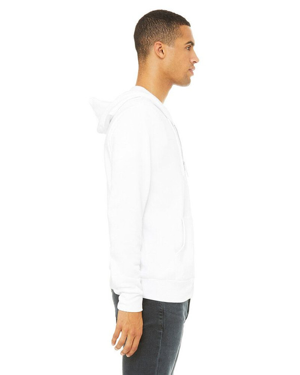 Bella+Canvas 3739 - Unisex Full-Zip Hooded Sweatshirt