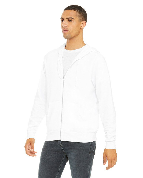 Bella+Canvas 3739 - Unisex Full-Zip Hooded Sweatshirt