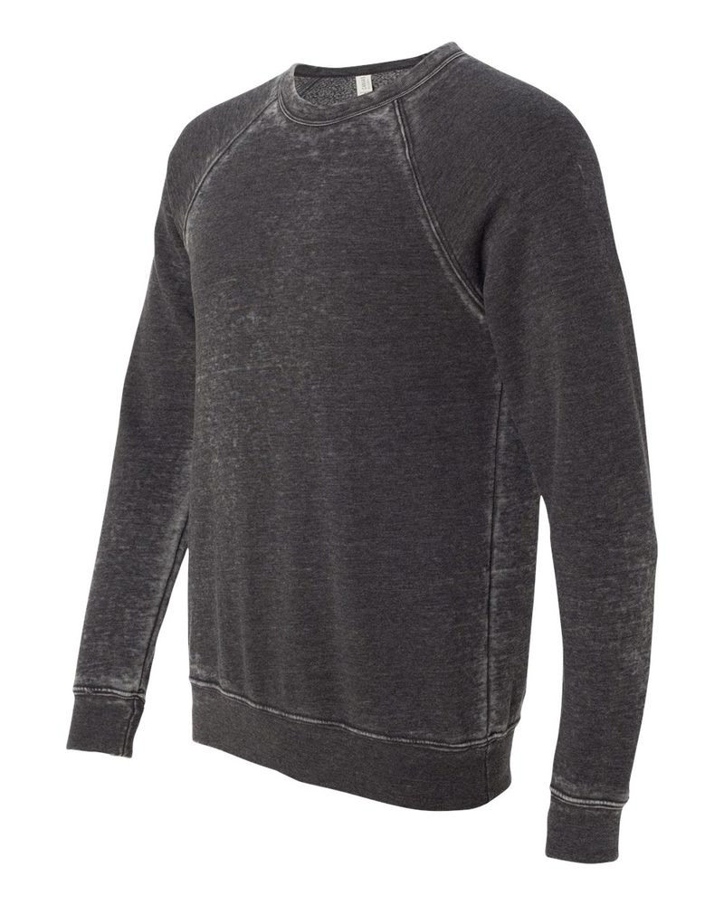 Bella+Canvas 3901 - Sudadera unisex de forro polar con cuello redondo