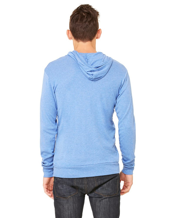 Bella+Canvas 3939 - Buzo unisex triblend cierre completo