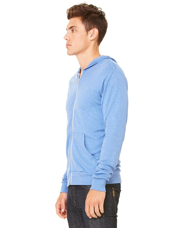 Bella+Canvas 3939 - Buzo unisex triblend cierre completo