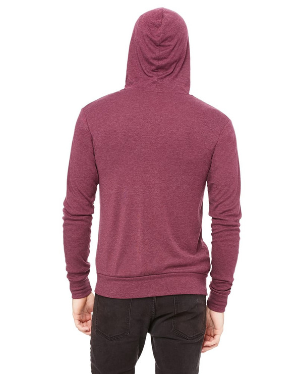 Bella+Canvas 3939 - Buzo unisex triblend cierre completo