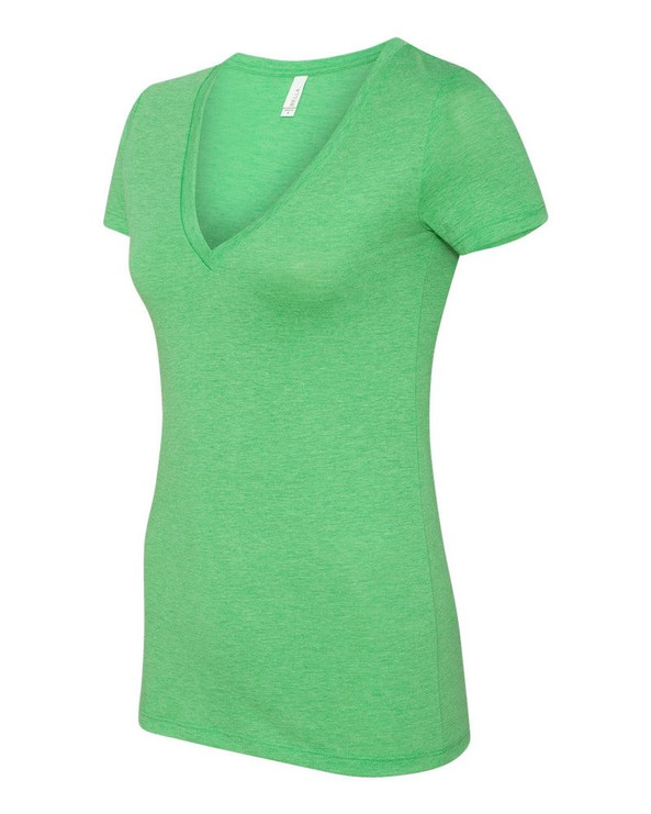 Bella+Canvas 8435 - Ladies' Triblend Deep V-Neck T-Shirt
