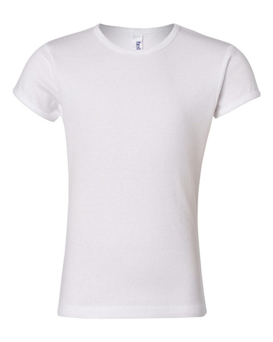 Bella+Canvas 9001 - Camiseta de Cuello Redondo de Manga Corta de Bebé para Niñas