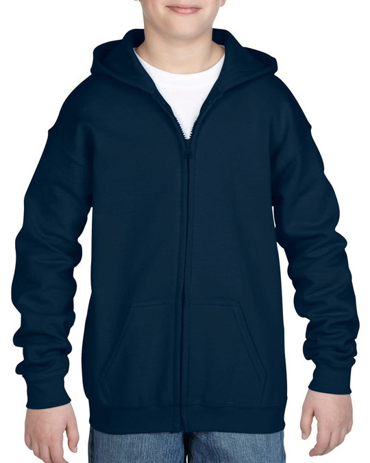 Gildan 18600B - Heavy Blend™ Youth Full-Zip Hooded Sweatshirt