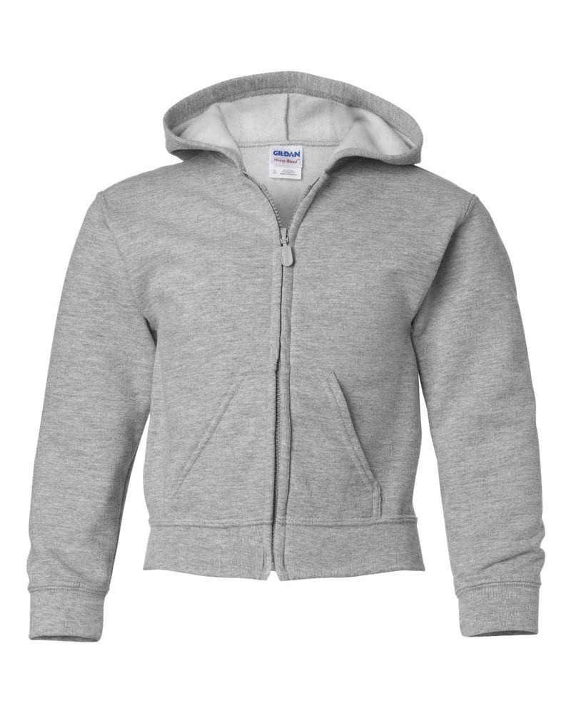 Gildan 18600B - Heavy Blend™ Youth Full-Zip Hooded Sweatshirt