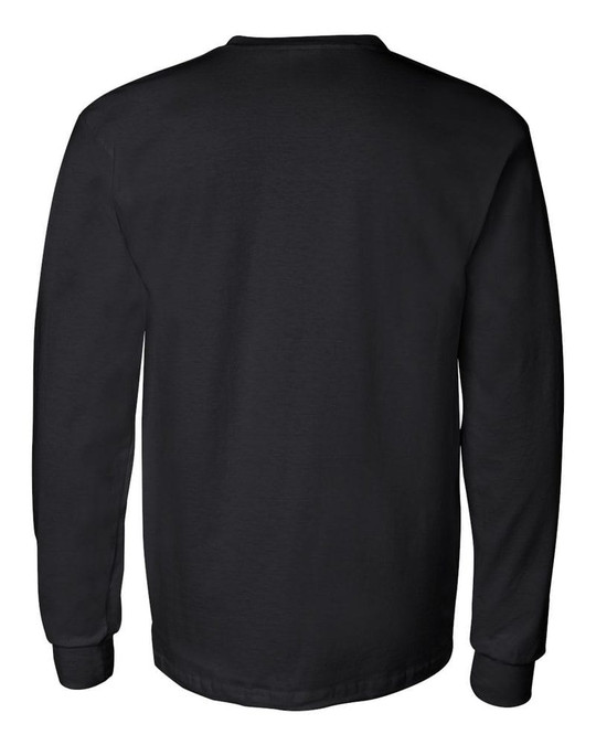 Gildan 2410 - Remera Ultra Cotton de manga larga con bolsillo