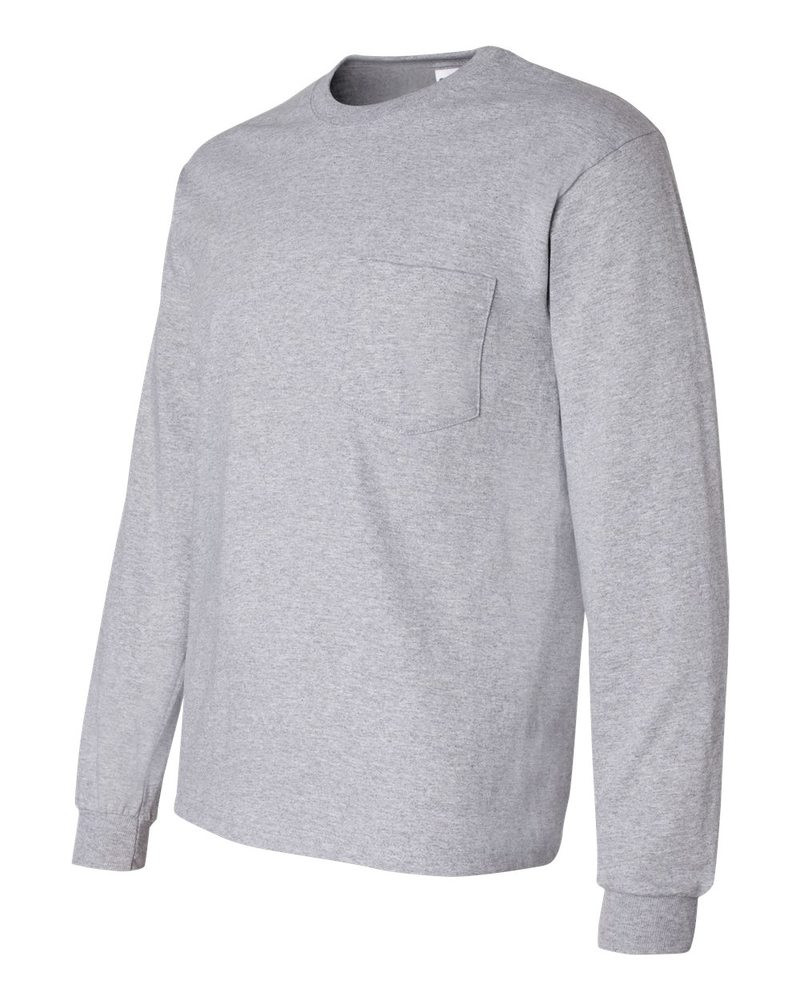 Gildan 2410 - Ultra Cotton™ Long Sleeve T-Shirt with a Pocket
