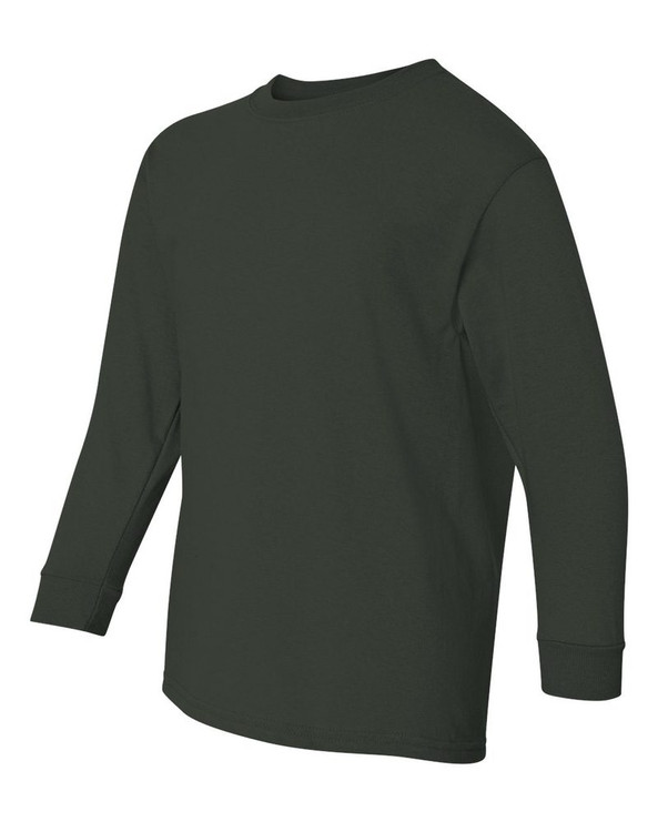 Gildan 5400B - Remera manga larga Heavy Cotton para jóvenes 