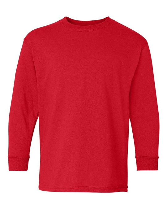 Gildan 5400B - Remera manga larga Heavy Cotton para jóvenes