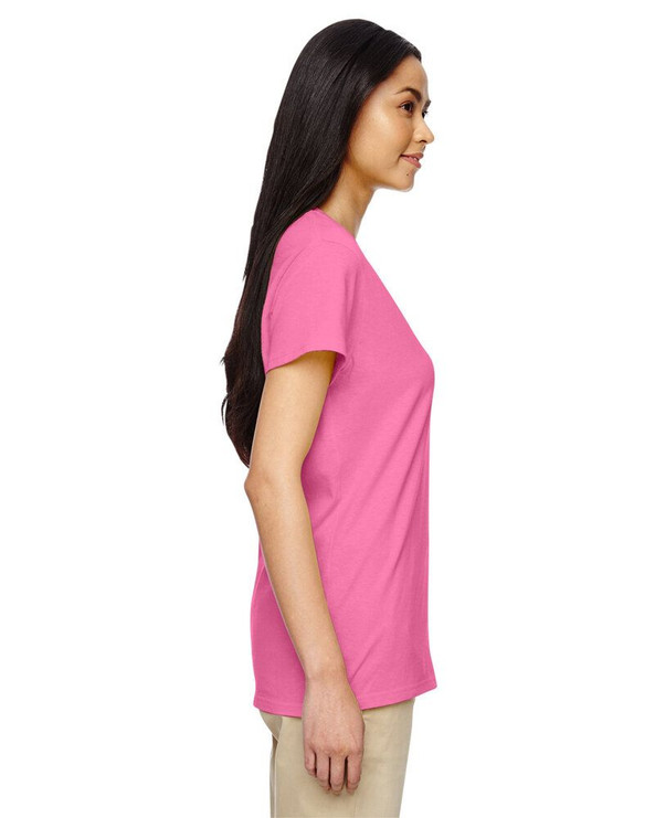 Gildan 5V00L - Ladies' Heavy Cotton V-Neck T-Shirt with Tearaway Label