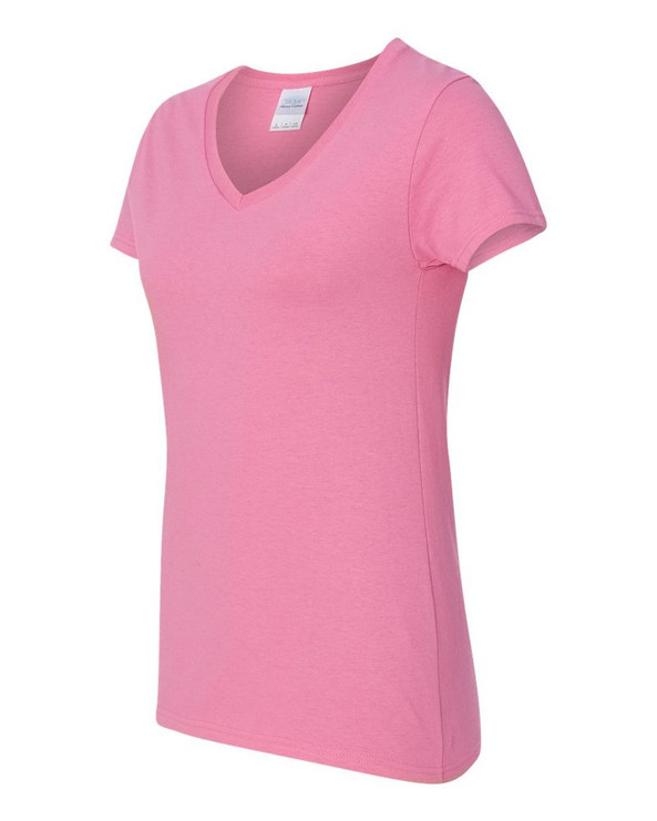 Gildan 5V00L - Ladies' Heavy Cotton V-Neck T-Shirt with Tearaway Label