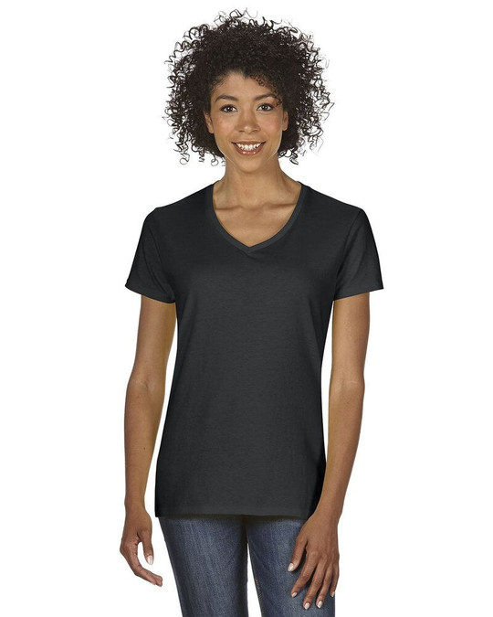 Gildan 5V00L - Ladies' Heavy Cotton V-Neck T-Shirt with Tearaway Label