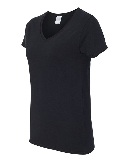 Gildan 5V00L - Ladies' Heavy Cotton V-Neck T-Shirt with Tearaway Label