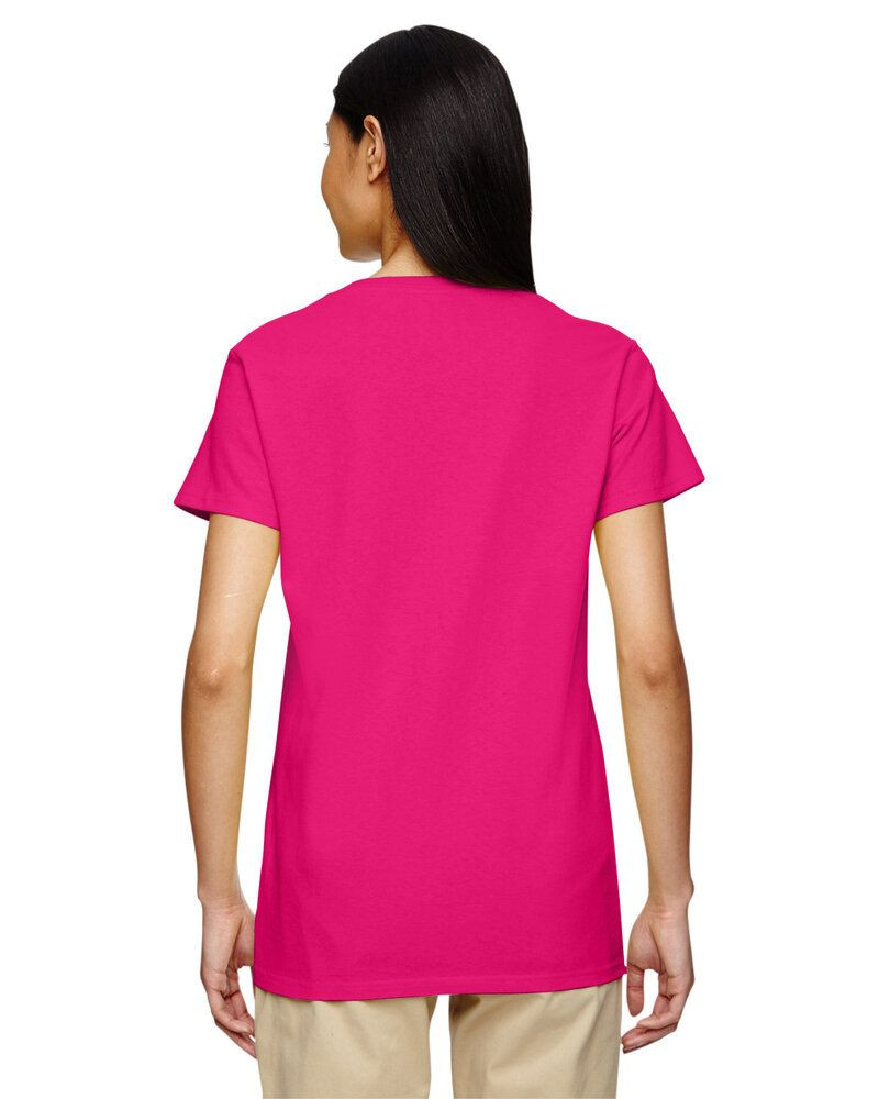 Gildan 5V00L - Ladies' Heavy Cotton V-Neck T-Shirt with Tearaway Label