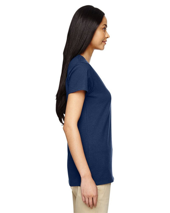 Gildan 5V00L - Ladies' Heavy Cotton V-Neck T-Shirt with Tearaway Label