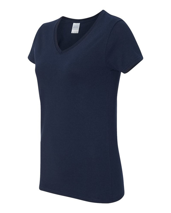 Gildan 5V00L - Ladies' Heavy Cotton V-Neck T-Shirt with Tearaway Label