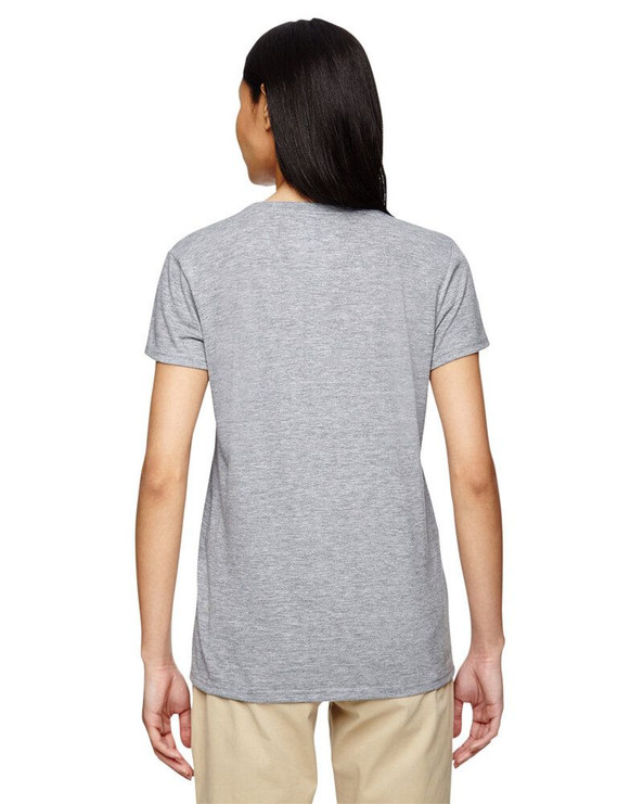 Gildan 5V00L - Ladies' Heavy Cotton V-Neck T-Shirt with Tearaway Label
