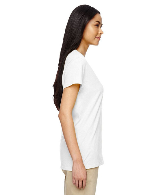 Gildan 5V00L - Ladies' Heavy Cotton V-Neck T-Shirt with Tearaway Label