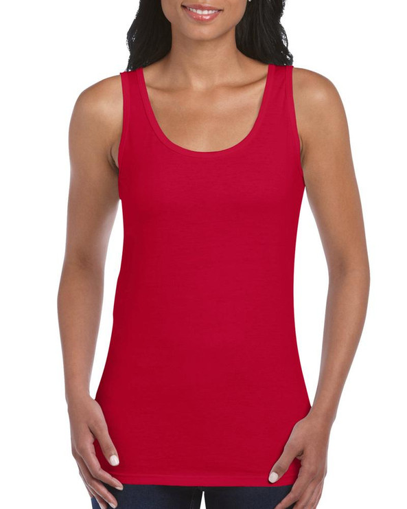 Gildan 64200L - Camiseta de tirantes Softstyle para mujer