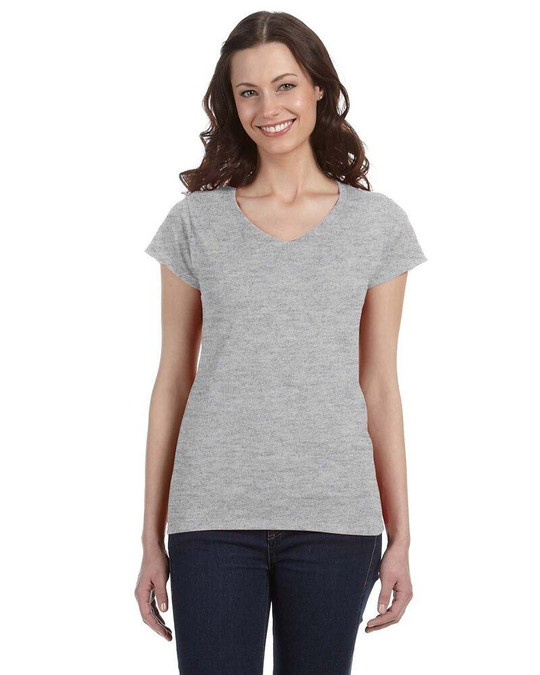 Gildan 64V00L - T-shirt à col en V pour dames de Softstyle