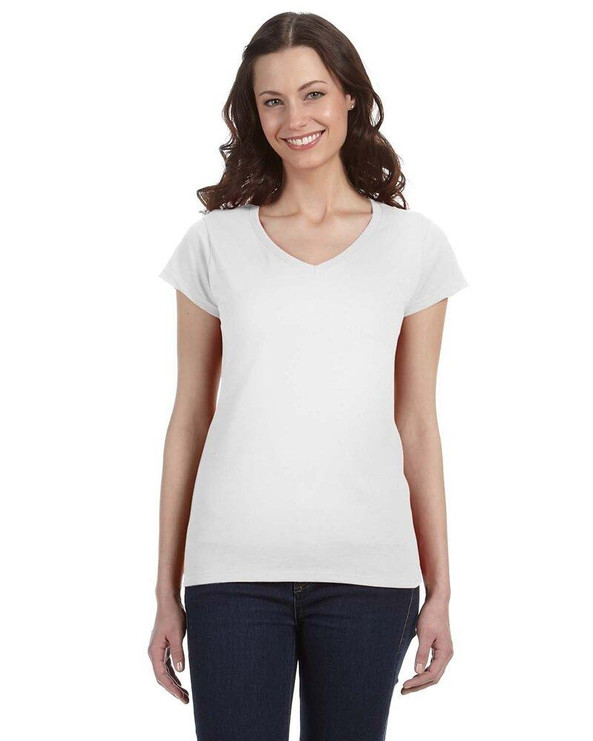 Gildan 64V00L - Softstyle Ladies' V-Neck Tee
