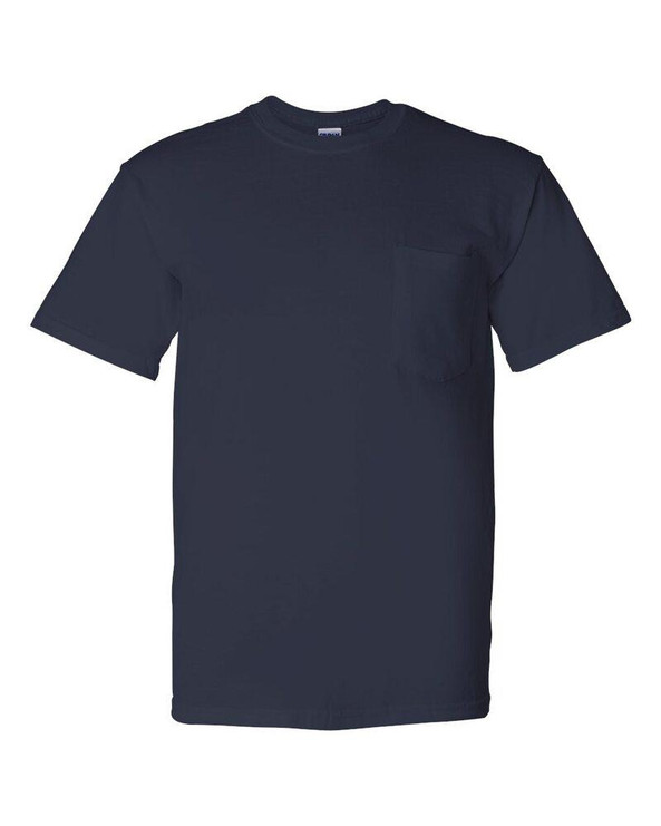 Gildan 8300 - Venta al por mayor de remera DryBlend 50/50 con bolsillo 