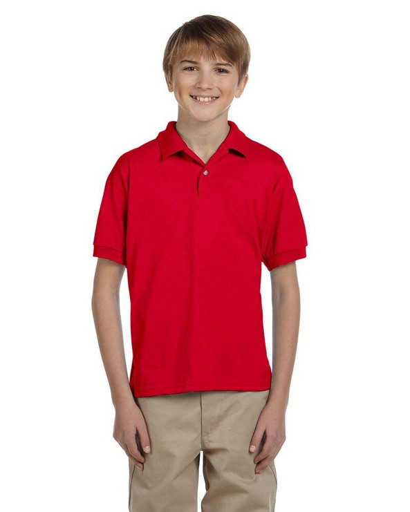 Gildan 8800B - Venta al por mayor de remera deportiva Polo DryBlend Jersey para niños