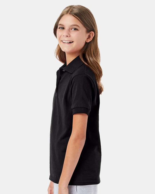 Hanes 054Y - Camiseta Deportiva Juvenil 50/50