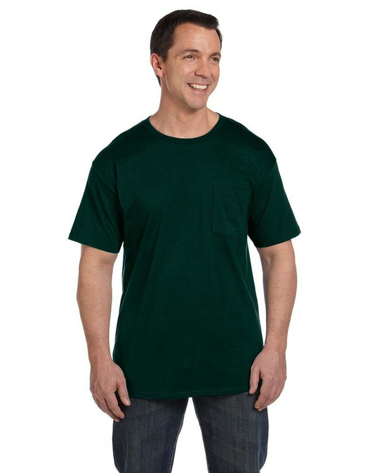 Hanes 5190 - Beefy-T® con bolsillo