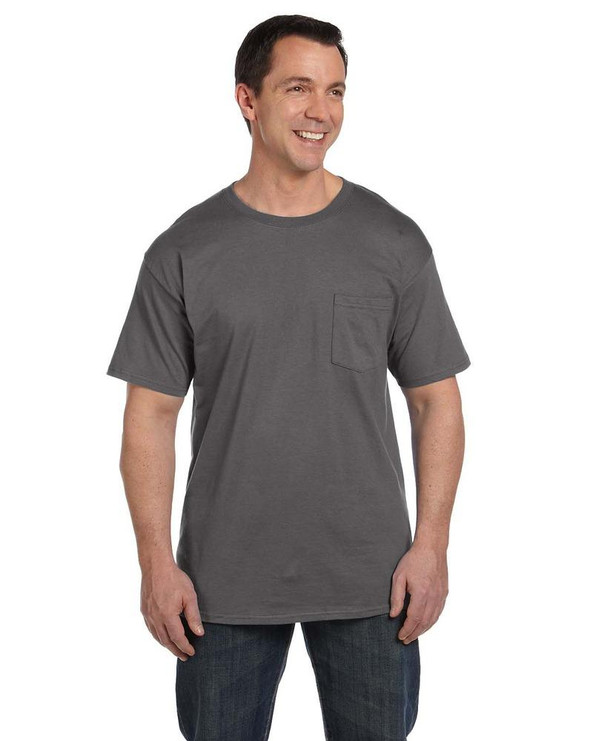 Hanes 5190 - Beefy-T® with a Pocket
