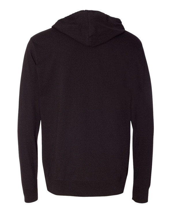 Independent Trading Co. SS150J - Men's Lightweight Jersey Full Zip Hooded Pullover