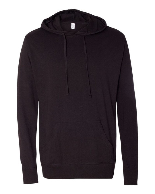 Independent Trading Co. SS150J - Men's Lightweight Jersey Full Zip Hooded Pullover