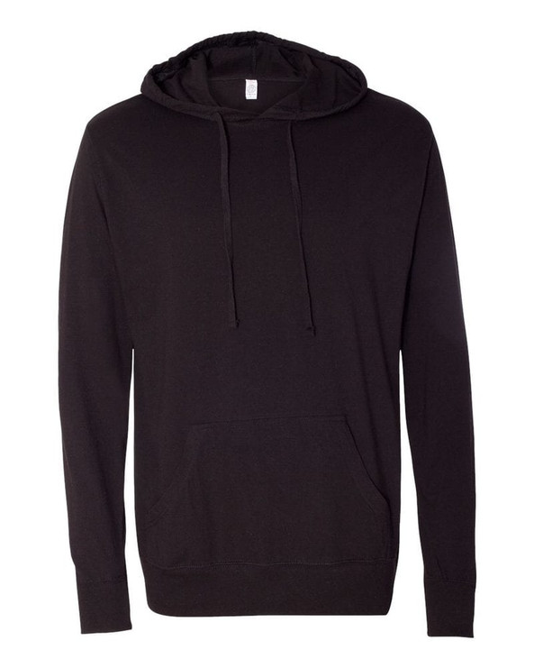 Independent Trading Co. SS150J - Men's Lightweight Jersey Full Zip Hooded Pullover