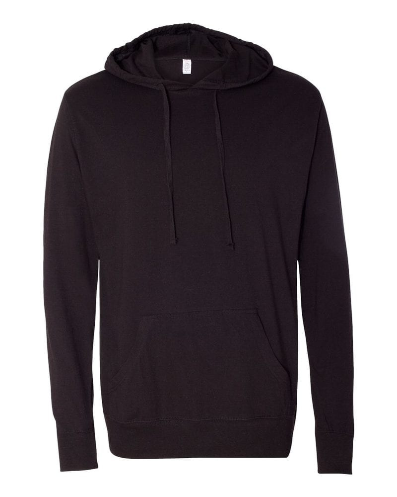 Independent Trading Co. SS150J - Sudadera con Capucha y Cremallera Completa de Jersey Ligero para Hombre