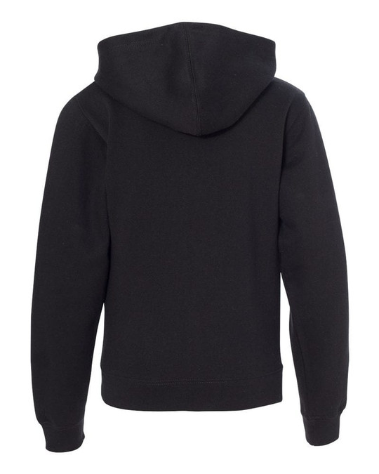 Independent Trading Co. SS4001YZ - Sudadera con capucha y cremallera completa de peso medio para jóvenes