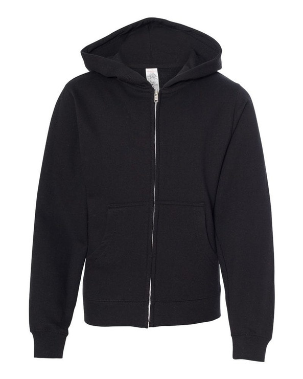 Independent Trading Co. SS4001YZ - Youth Midweight Full Zip Hood Fleece