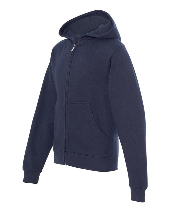Independent Trading Co. SS4001YZ - Youth Midweight Full Zip Hood Fleece