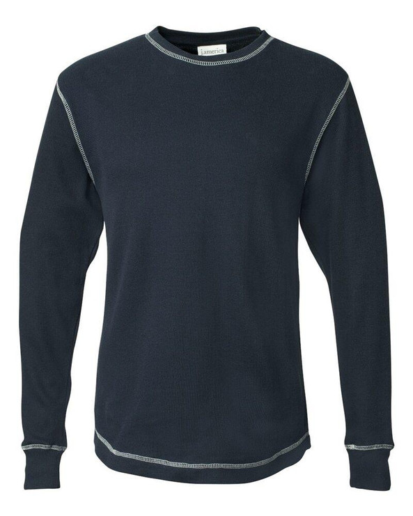 J. America 8238 - Vintage Long Sleeve Thermal T-Shirt
