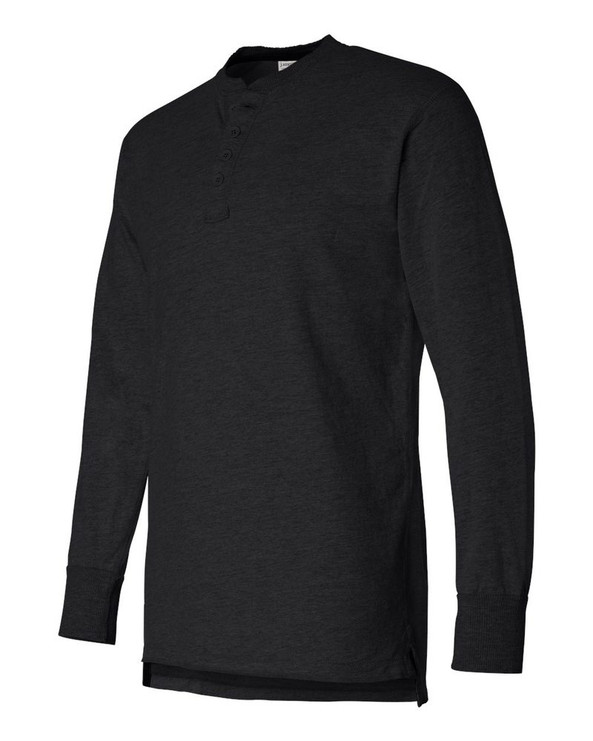J. America 8244 - Vintage Brushed Jersey Henley
