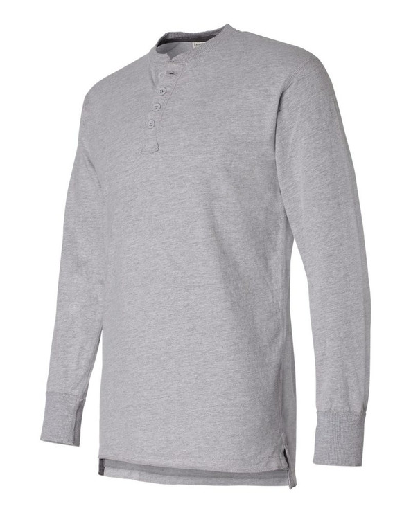 J. America 8244 - Vintage Brushed Jersey Henley