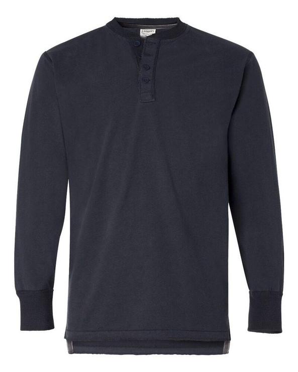 J. America 8244 - Vintage Brushed Jersey Henley