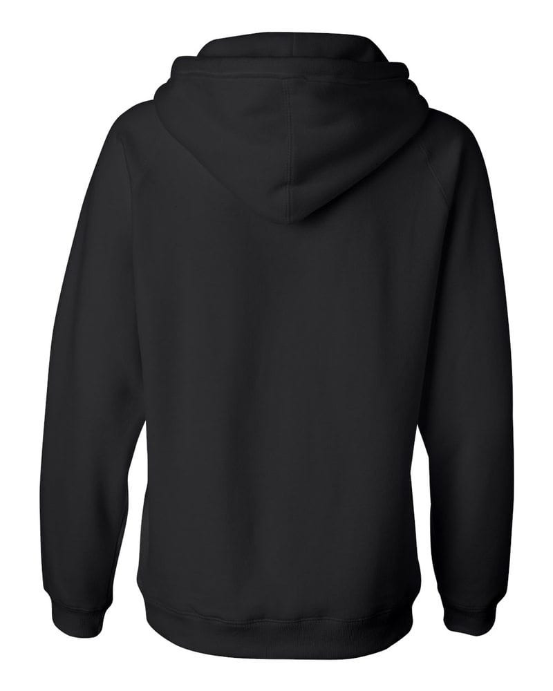 J. America 8836 - Ladies' Sueded V-Neck Hooded Sweatshirt